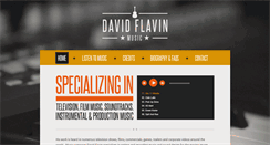 Desktop Screenshot of davidflavinmusic.com