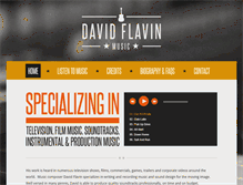 Tablet Screenshot of davidflavinmusic.com